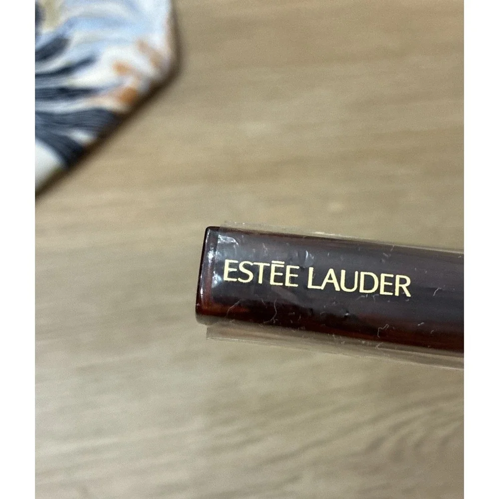 Estee Lauder 3 Pc Blush~Eyeshadow Brush Brown Makeup Brush Set New